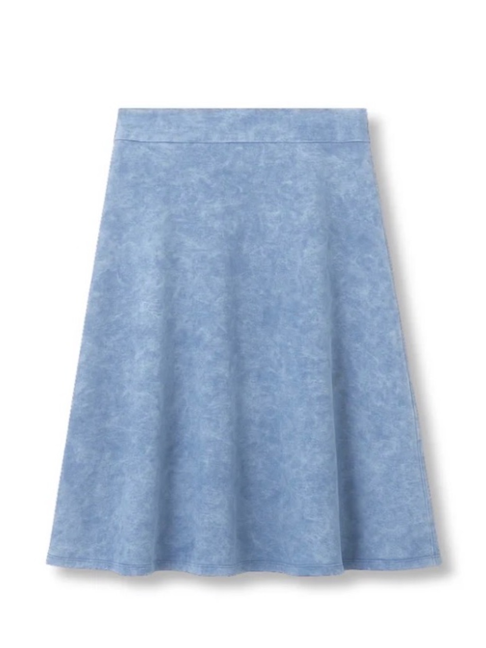Three Bows NEW CLASSIC CAMP SKIRT WOMEN - Light DENIM WASH Size Small 25 Inch